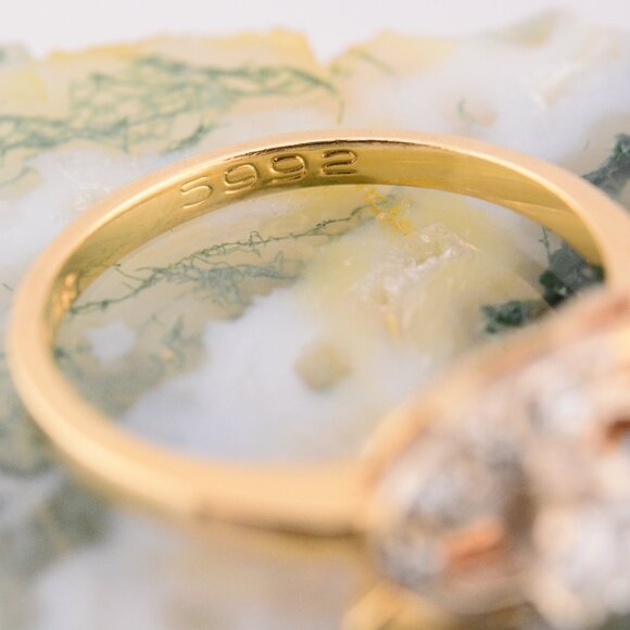 14K Vintage Dynasty Diamond Ring - Picture 7 of 9